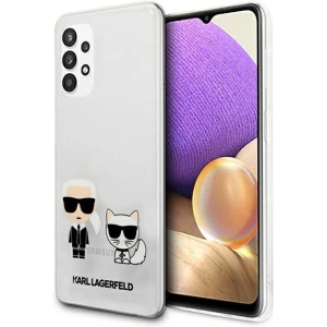 Hurtownia GSM - Etui Karl Lagerfeld KLHCA32CKTR Samsung Galaxy A32 5G hardcase Transparent Karl & Choupette - KLD476CL - {ean13} - Hurt