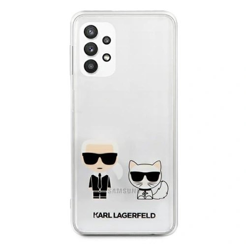 Etui Karl Lagerfeld KLHCA32CKTR Samsung Galaxy A32 5G hardcase Transparent Karl & Choupette