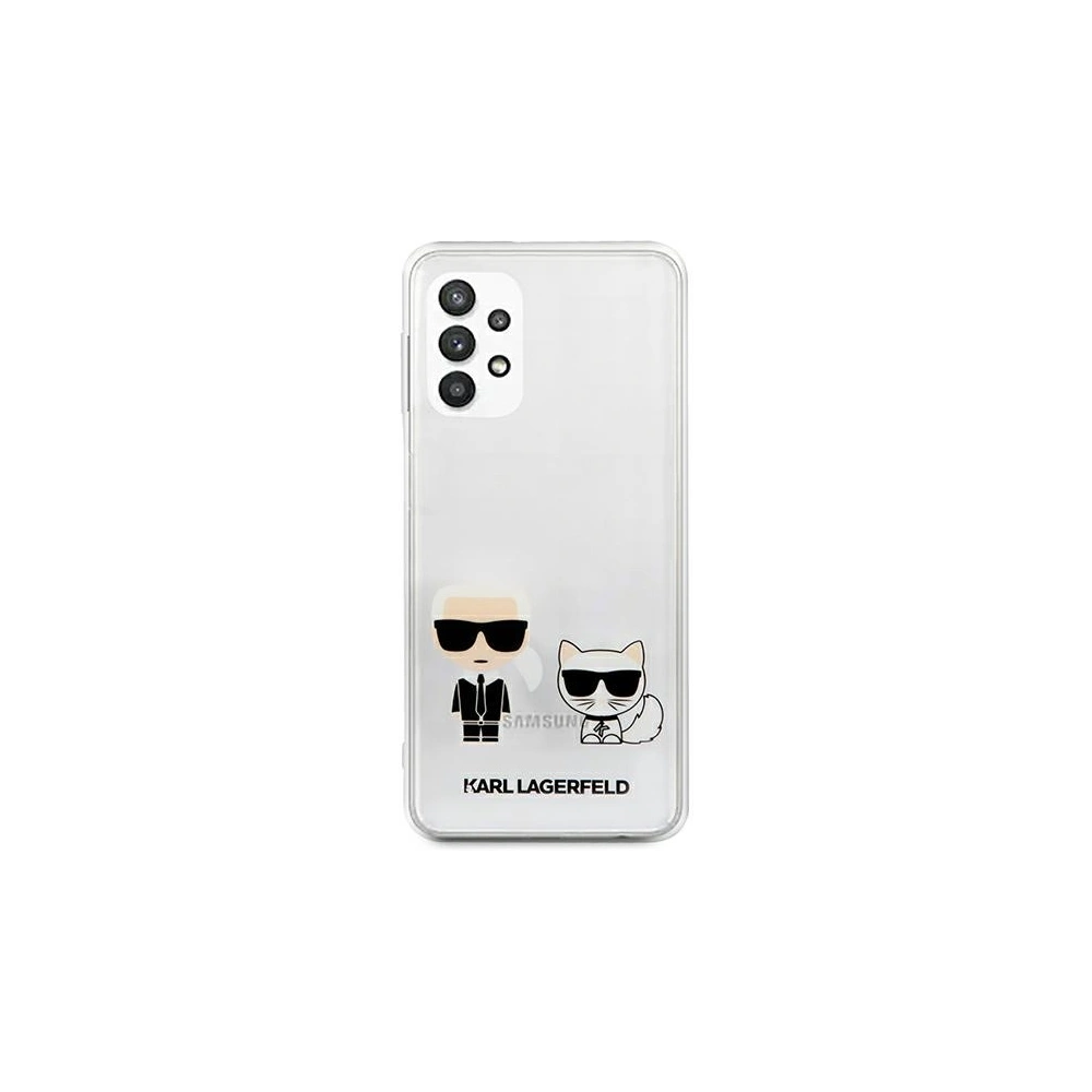Hurtownia GSM - Etui Karl Lagerfeld KLHCA32CKTR Samsung Galaxy A32 5G hardcase Transparent Karl & Choupette - KLD476CL - {ean13} - Hurt