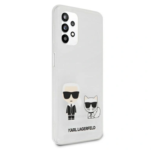 Etui Karl Lagerfeld KLHCA32CKTR Samsung Galaxy A32 5G hardcase Transparent Karl & Choupette