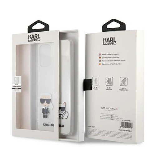 Etui Karl Lagerfeld KLHCA32CKTR Samsung Galaxy A32 5G hardcase Transparent Karl & Choupette