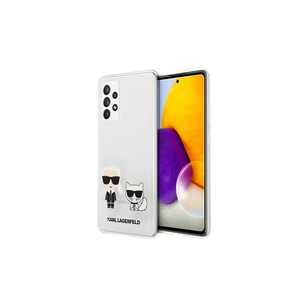 Hurtownia GSM - Etui Karl Lagerfeld KLHCA52CKTR Samsung Galaxy A52/A52s hardcase Transparent Karl & Choupette - KLD477CL - {ean13} - Hurt
