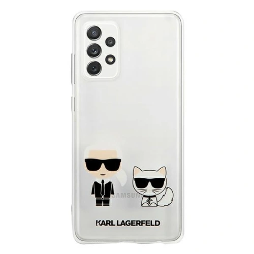 Etui Karl Lagerfeld KLHCA52CKTR Samsung Galaxy A52/A52s hardcase Transparent Karl & Choupette