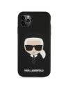 Hurtownia GSM - Etui Karl Lagerfeld KLHCN65SLKHBK Apple iPhone 11 Pro Max czarny/black hardcase Silicone Karl`s Head - KLD496BLK - {ean13} - Hurt