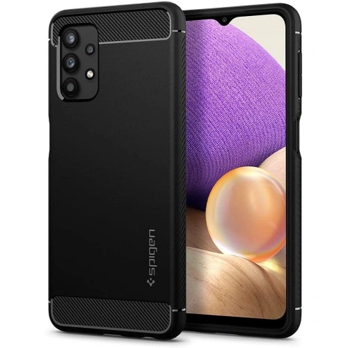 Hurtownia Spigen - 8809756648120 - SPN1617BLK - Etui Spigen Rugged Armor Samsung Galaxy A32 5G Matte Black - B2B homescreen