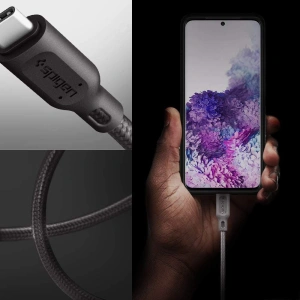 Kabel USB-C Spigen Essential C11C1 PD 60W QC3.0 150cm Gunmetal