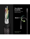 Hurtownia GSM - Kabel USB-C Spigen Essential C11C1 PD 60W QC3.0 150cm Gunmetal - SPN1619GNM - {ean13} - Hurt
