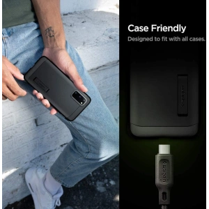 Kabel USB-C Spigen Essential C11C1 PD 60W QC3.0 150cm Gunmetal