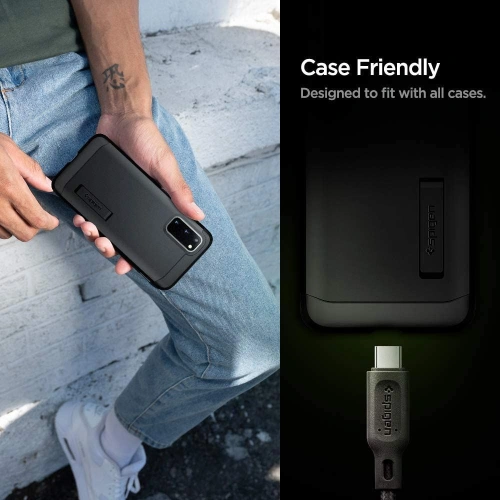 Kabel USB-C Spigen Essential C11C1 PD 60W QC3.0 150cm Gunmetal