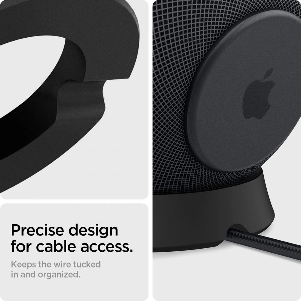 Hurtownia GSM - Podstawka Spigen Silicone Fit Apple HomePod mini Stand Black - SPN1620BLK - {ean13} - Hurt