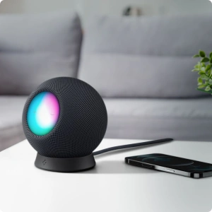 Hurtownia GSM - Podstawka Spigen Silicone Fit Apple HomePod mini Stand Black - SPN1620BLK - {ean13} - Hurt