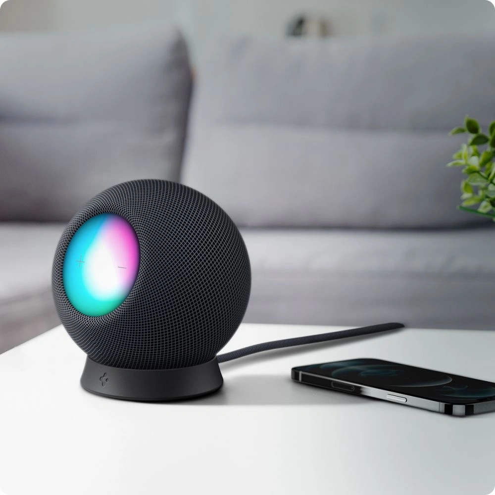 Hurtownia GSM - Podstawka Spigen Silicone Fit Apple HomePod mini Stand Black - SPN1620BLK - {ean13} - Hurt
