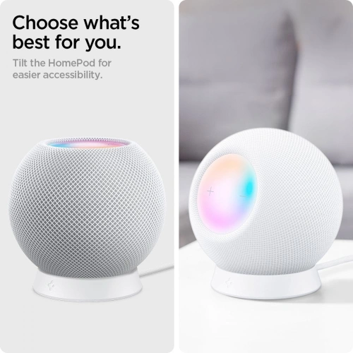 Podstawka Spigen Silicone Fit Apple HomePod mini Stand White