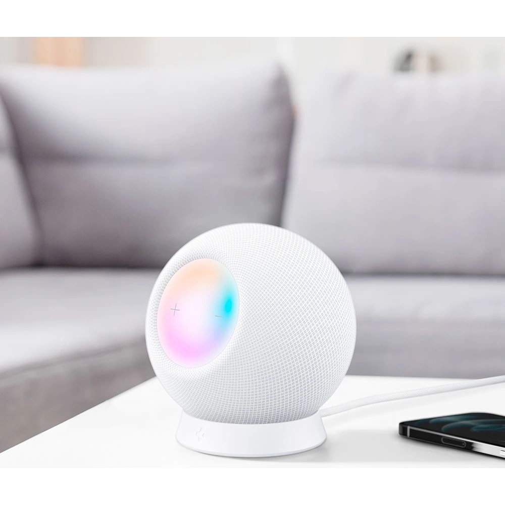Hurtownia GSM - Podstawka Spigen Silicone Fit Apple HomePod mini Stand White - SPN1621WHT - {ean13} - Hurt