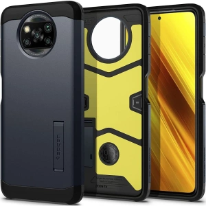 Etui Spigen Tough Armor Pocophone X3 Pro/X3 NFC Metal Slate
