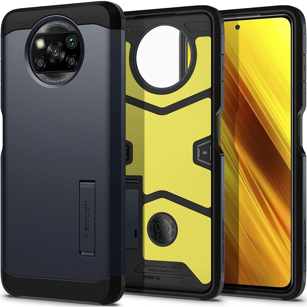 Hurtownia GSM - Etui Spigen Tough Armor Pocophone X3 Pro/X3 NFC Metal Slate - SPN1622MTL - {ean13} - Hurt