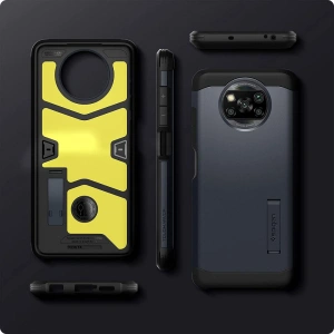 Etui Spigen Tough Armor Pocophone X3 Pro/X3 NFC Metal Slate