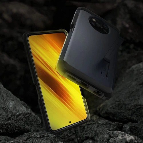 Etui Spigen Tough Armor Pocophone X3 Pro/X3 NFC Metal Slate