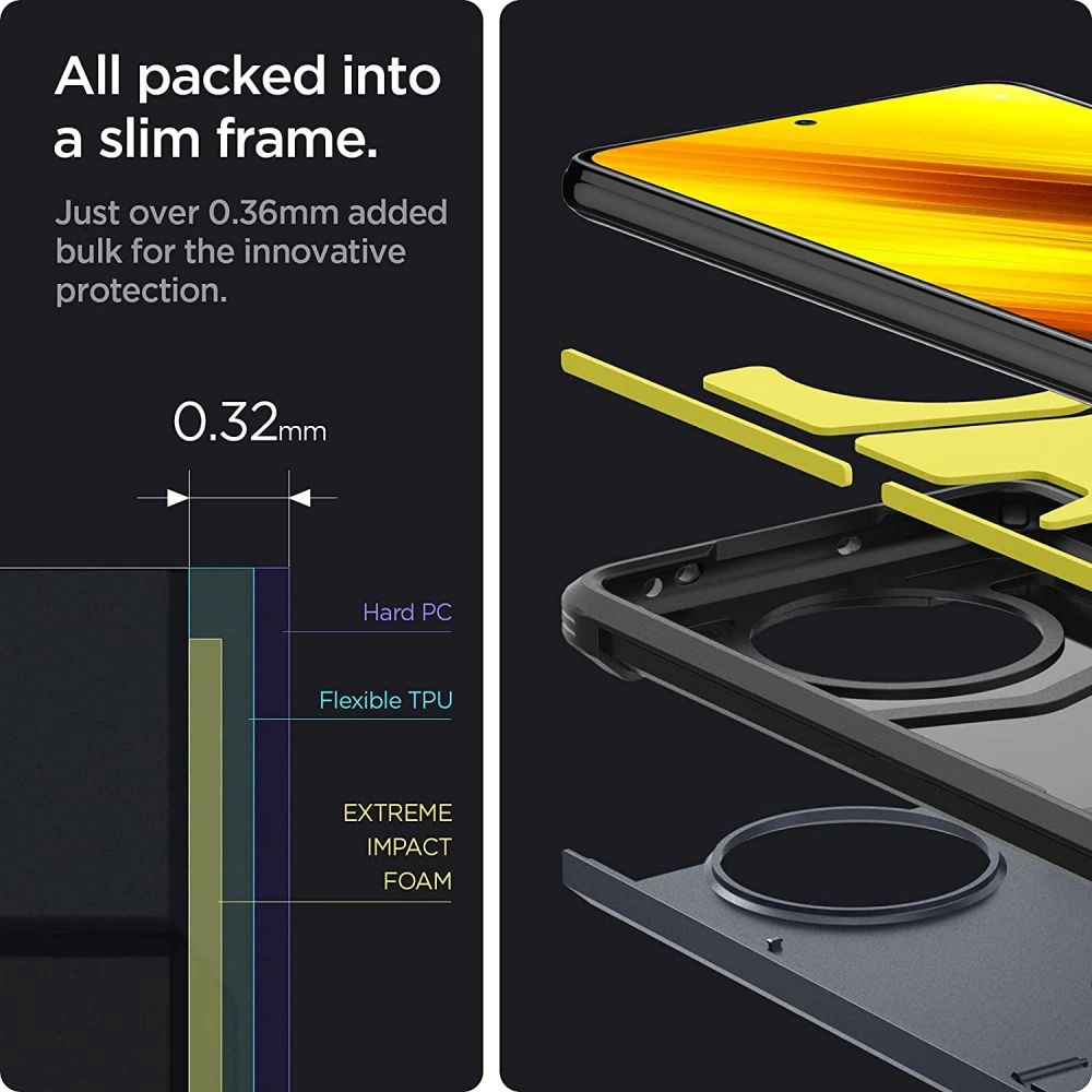 Hurtownia GSM - Etui Spigen Tough Armor Pocophone X3 Pro/X3 NFC Metal Slate - SPN1622MTL - {ean13} - Hurt