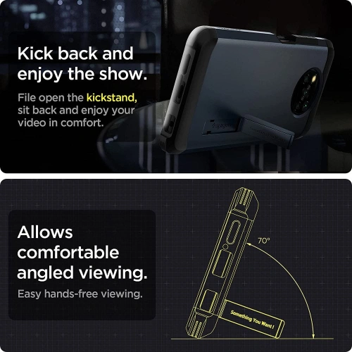 Etui Spigen Tough Armor Pocophone X3 Pro/X3 NFC Metal Slate