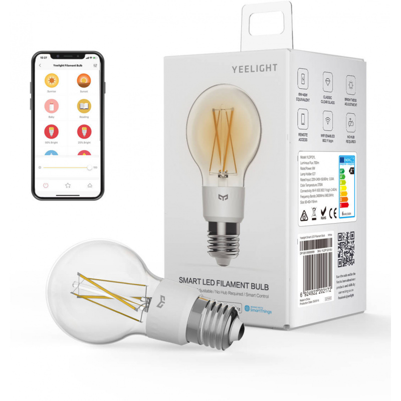 Yeelight Distributor - 6924922202172 - YLT019WHT - Yeelight LED Light Smart Bulb Vintage - B2B homescreen
