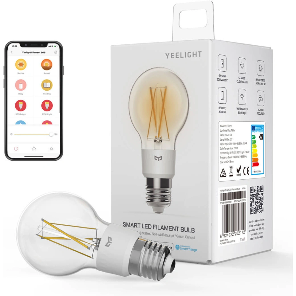 Hurtownia GSM - Smart żarówka LED vintage Yeelight Filament - YLT019WHT - {ean13} - Hurt