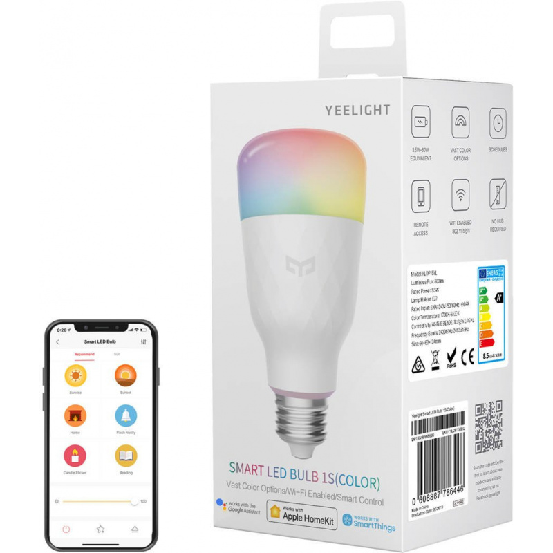 Hurtownia Yeelight - 608887786446 - YLT018CLR - Smart żarówka LED Yeelight Smart Bulb 1S (RGB) - B2B homescreen