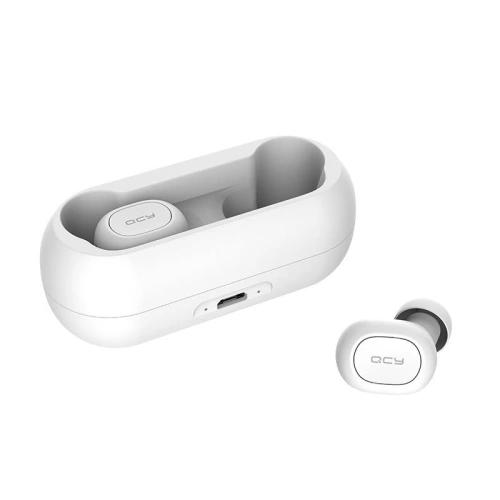 Słuchawki TWS QCY T1C, Bluetooth 5.0 (białe)