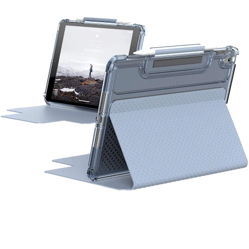 Etui UAG Urban Armor Gear Lucent [U] Apple iPad 10.2 7&8G z uchwytem do Apple Pencil (soft blue)
