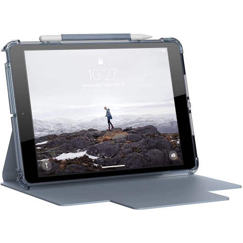 Etui UAG Urban Armor Gear Lucent [U] Apple iPad 10.2 7&8G z uchwytem do Apple Pencil (soft blue)