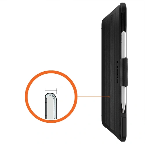 Etui UAG Urban Armor Gear Metropolis Apple iPad Pro 12.9 2020/2021 (4. i 5. generacji) z uchwytem do Apple Pencil (czarna)