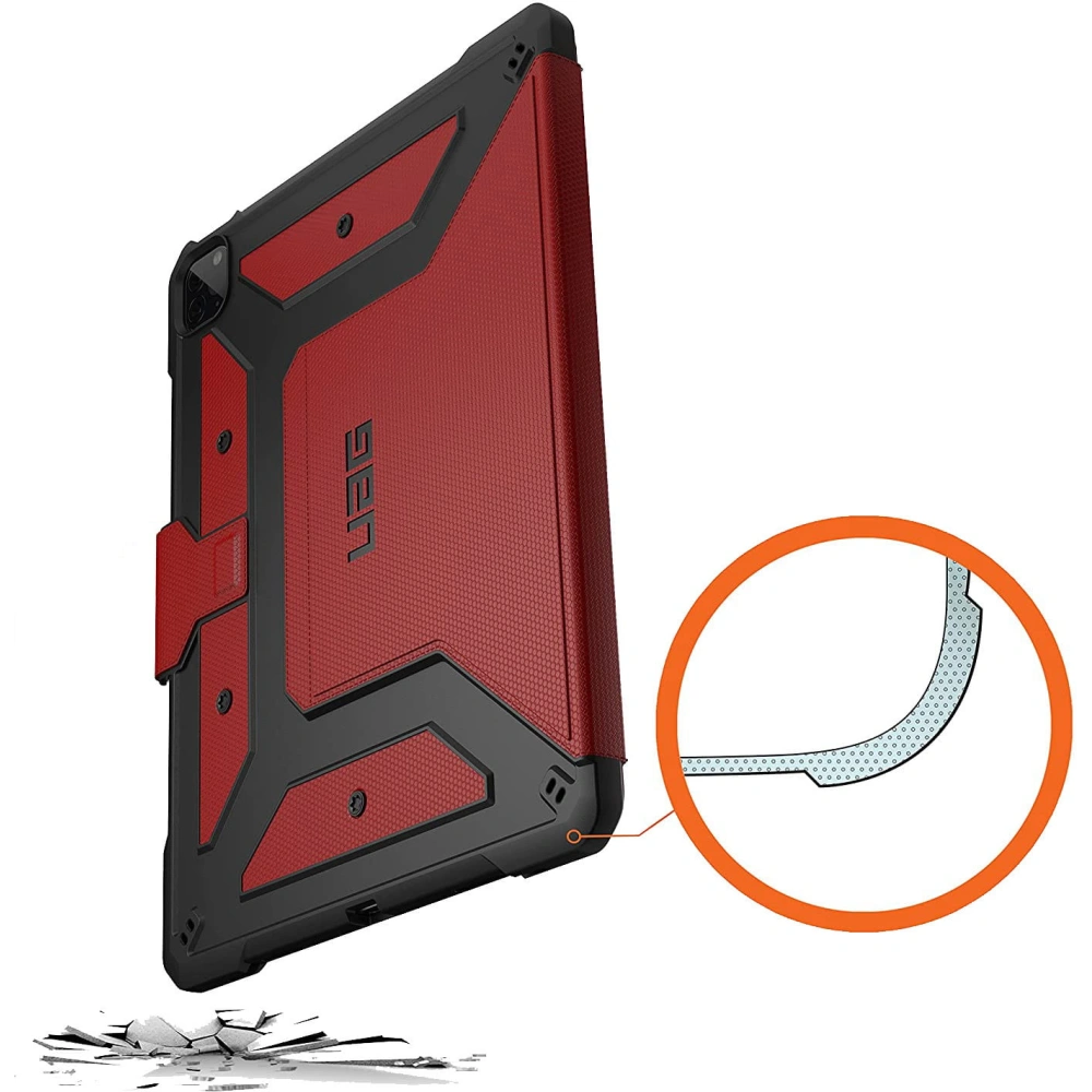 Hurtownia GSM - Etui UAG Urban Armor Gear Metropolis Apple iPad Pro 12.9 2020/2021 (4. i 5. generacji) z uchwytem do Apple Pencil (czerwona) - UAG653RED - {ean13} - Hurt