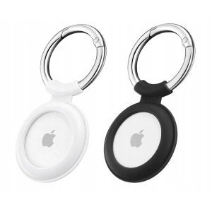 Silikonowe etui ESR Cloud Apple AirTag White & Black