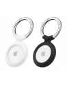 Silikonowe etui ESR Cloud Apple AirTag White & Black