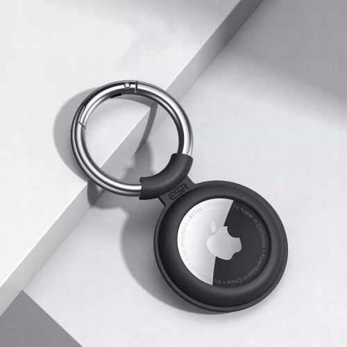 Silikonowe etui ESR Cloud Apple AirTag White & Black