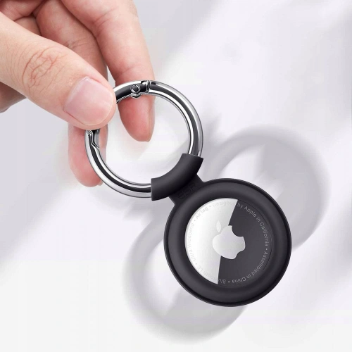 Silikonowe etui ESR Cloud Apple AirTag White & Black