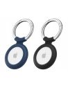 Silikonowe etui ESR Cloud Apple AirTag Blue & Black