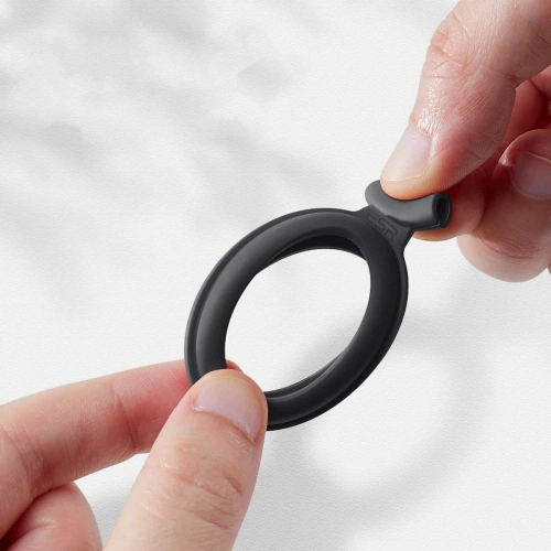 Silikonowe etui ESR Cloud Apple AirTag Red & Black