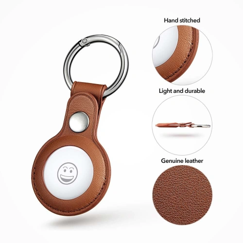 Etui ze skóry ekologicznej ESR Metro Apple AirTag Black