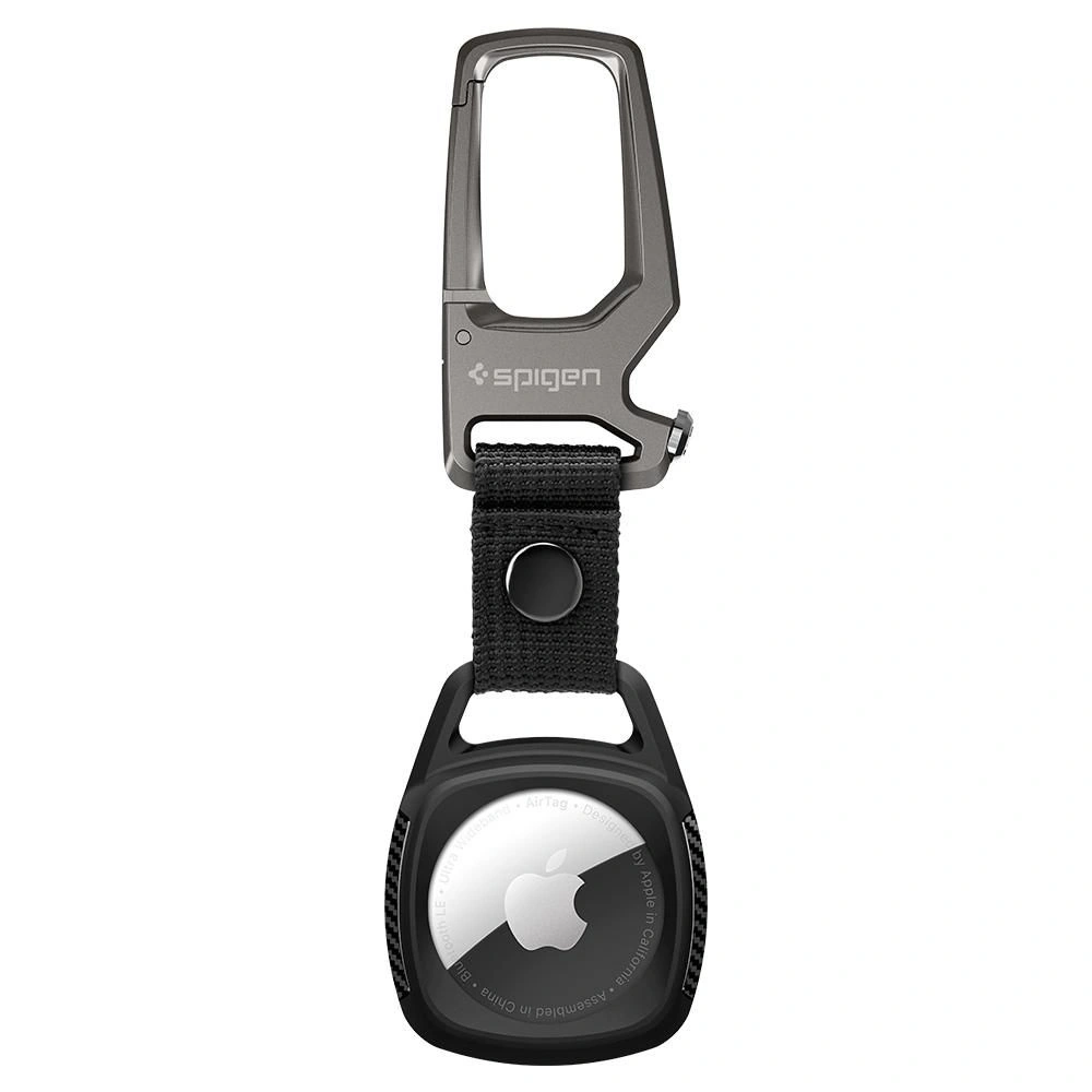 Hurtownia GSM - Silikonové pouzdro Spigen Rugged Armor Apple AirTag Matná černá - SPN1623BLK - {ean13} - Hurt