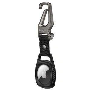 Silikonowe etui Spigen Rugged Armor Apple AirTag Matte Black