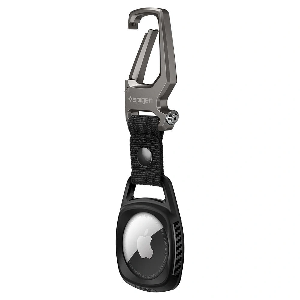 Hurtownia GSM - Silikonové pouzdro Spigen Rugged Armor Apple AirTag Matná černá - SPN1623BLK - {ean13} - Hurt
