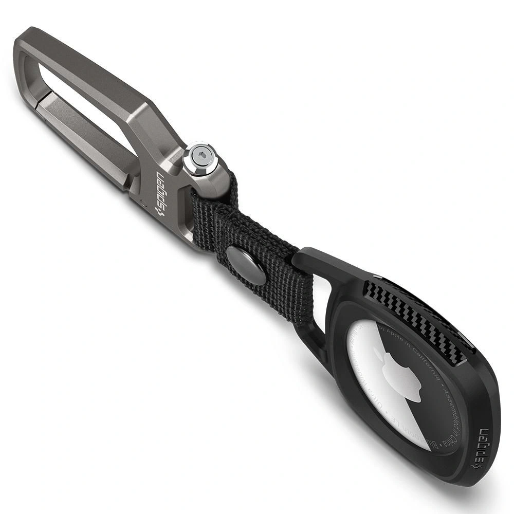 Hurtownia GSM - Silikonové pouzdro Spigen Rugged Armor Apple AirTag Matná černá - SPN1623BLK - {ean13} - Hurt