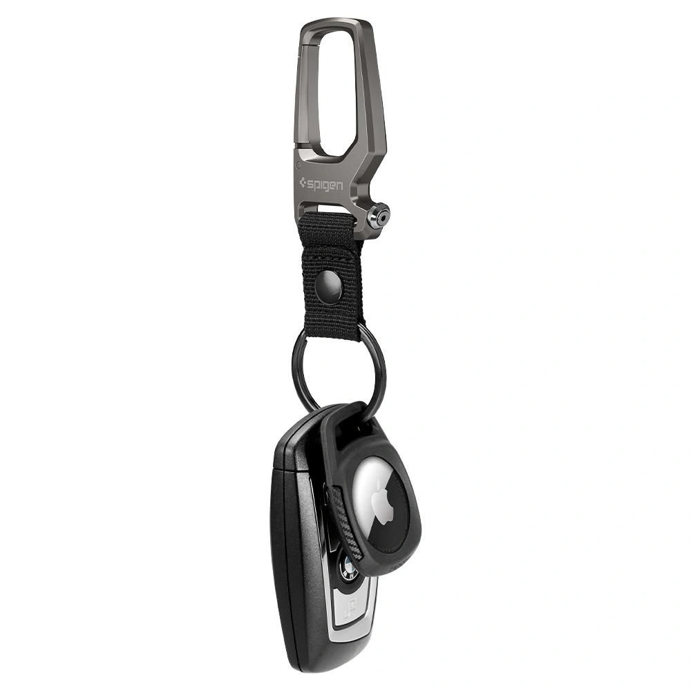 Hurtownia GSM - Silikonové pouzdro Spigen Rugged Armor Apple AirTag Matná černá - SPN1623BLK - {ean13} - Hurt