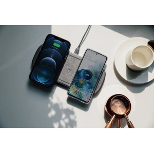 Wholesale Moshi Sette Q Dual Qi Wireless Charger (Nordic Gray) - MOSH144GRY - {ean13} - Hurt