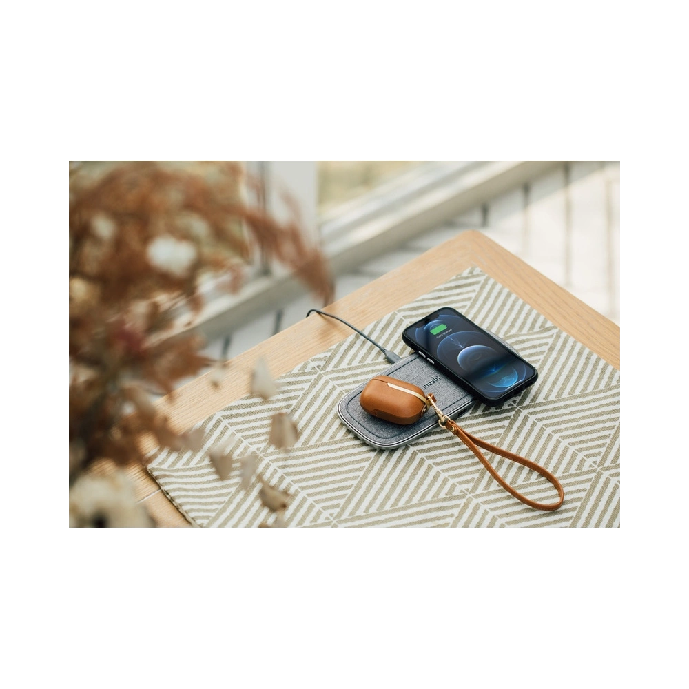 Wholesale Moshi Sette Q Dual Qi Wireless Charger (Nordic Gray) - MOSH144GRY - {ean13} - Hurt