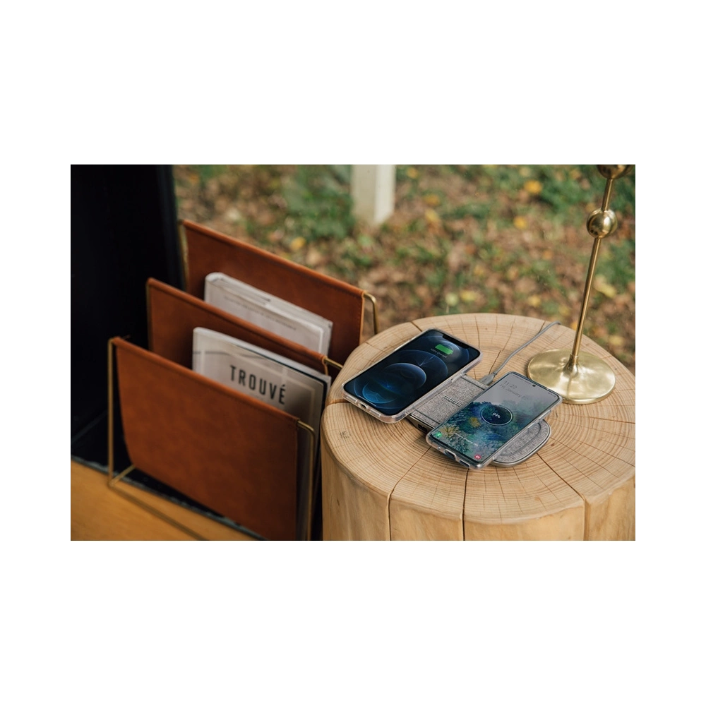 Wholesale Moshi Sette Q Dual Qi Wireless Charger (Nordic Gray) - MOSH144GRY - {ean13} - Hurt