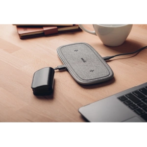 Wholesale Moshi Sette Q Dual Qi Wireless Charger (Nordic Gray) - MOSH144GRY - {ean13} - Hurt