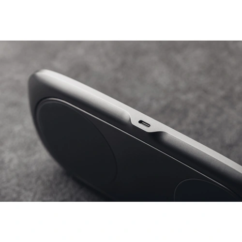 Podwójna bezprzewodowa ładowarka indukcyjna Moshi Sette Q Qi (Nordic Grey)