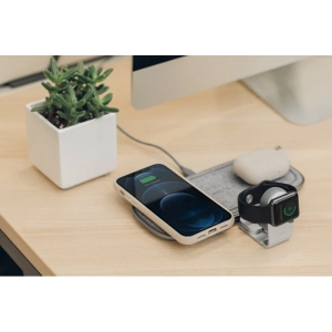 Wholesale Moshi Sette Q Dual Qi Wireless Charger (Nordic Gray) - MOSH144GRY - {ean13} - Hurt